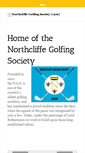 Mobile Screenshot of northcliffegolf.co.uk